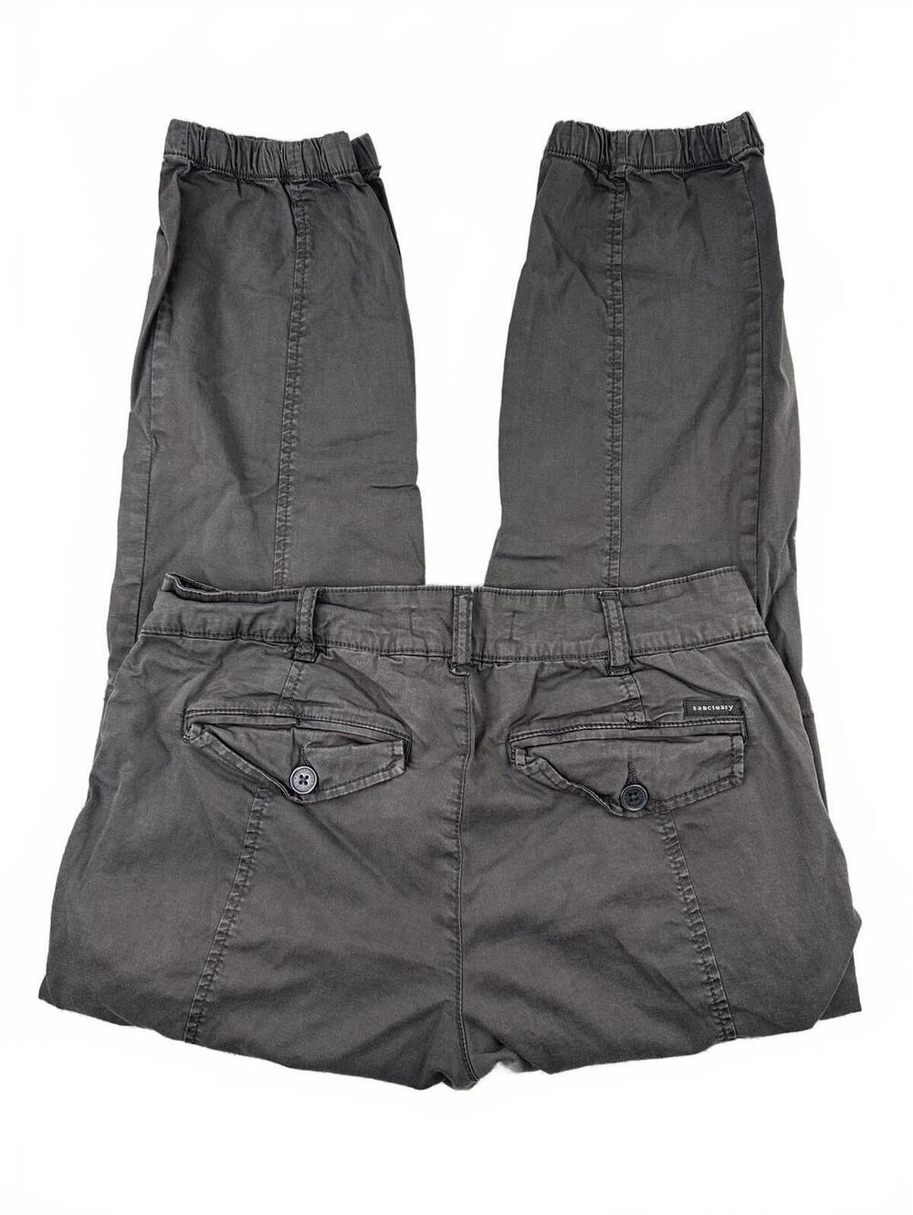 Sanctuary Cargo Jogger Pants in Charcoal Gray Y2K Utility Streetwear